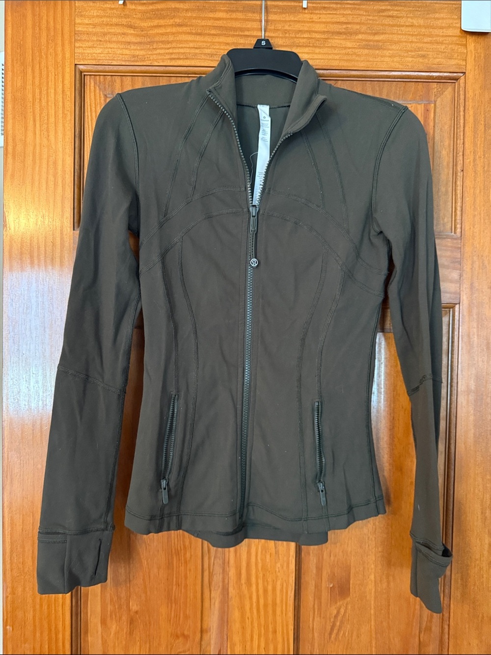 lululemon athletica Army Green Full‑Zip Utility Jacket